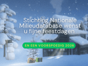 Bereikbaarheid Nationale Milieudatabase tijdens de feestdagen
