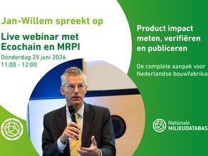 Jan-Willem spreekt op het live webinar met Ecochain en MRPI